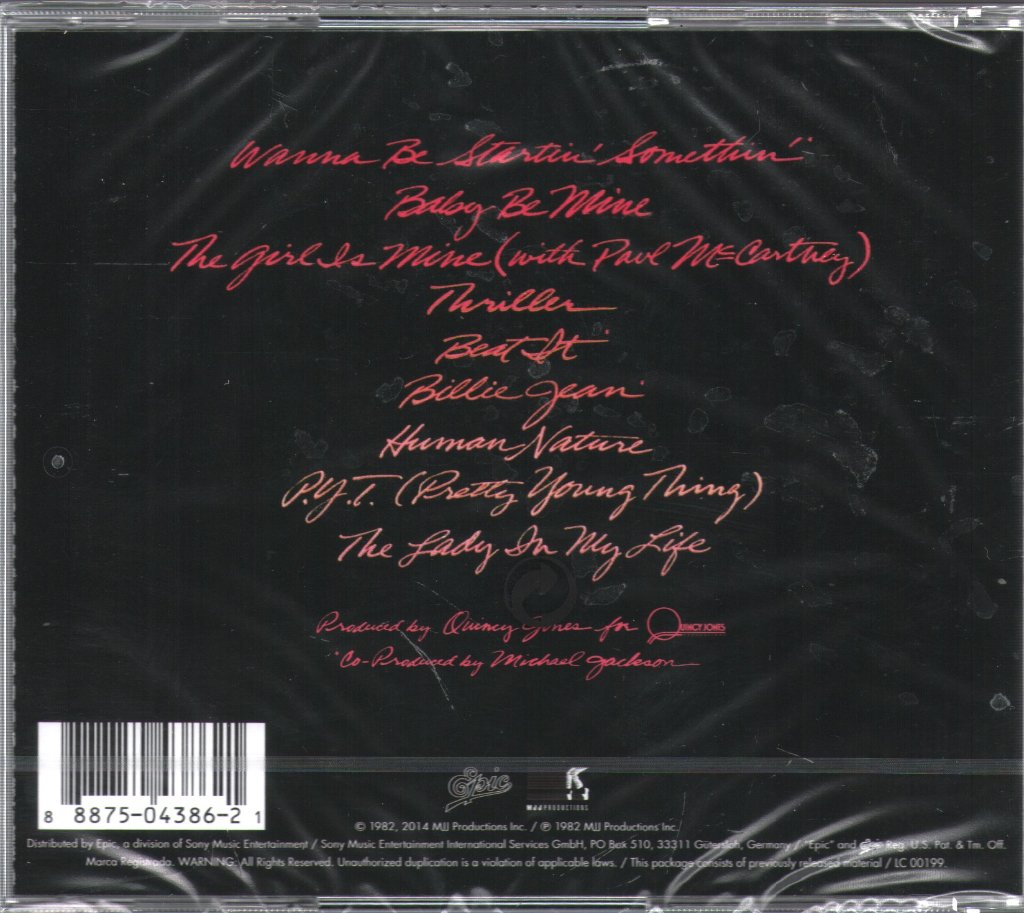 Michael Jackson - Thriller - Cd