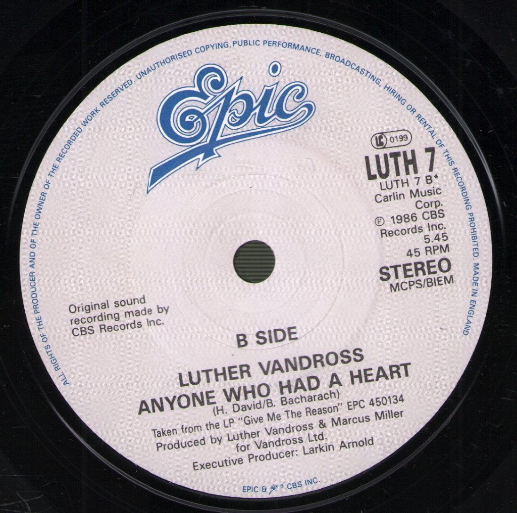 Luther Vandross And Gregory Hines - There's Nothing Better Than Love - 7 Inch