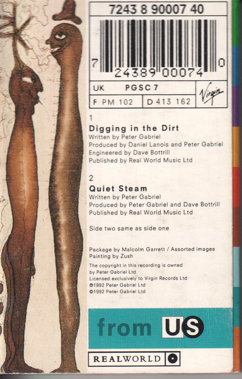 Peter Gabriel - Digging in the Dirt - Cassette