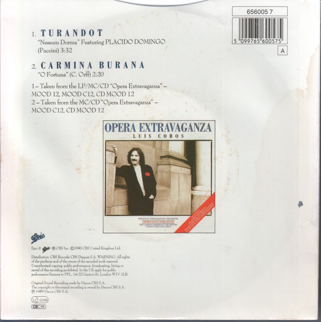 Luis Cobos - Turandot - 7 Inch
