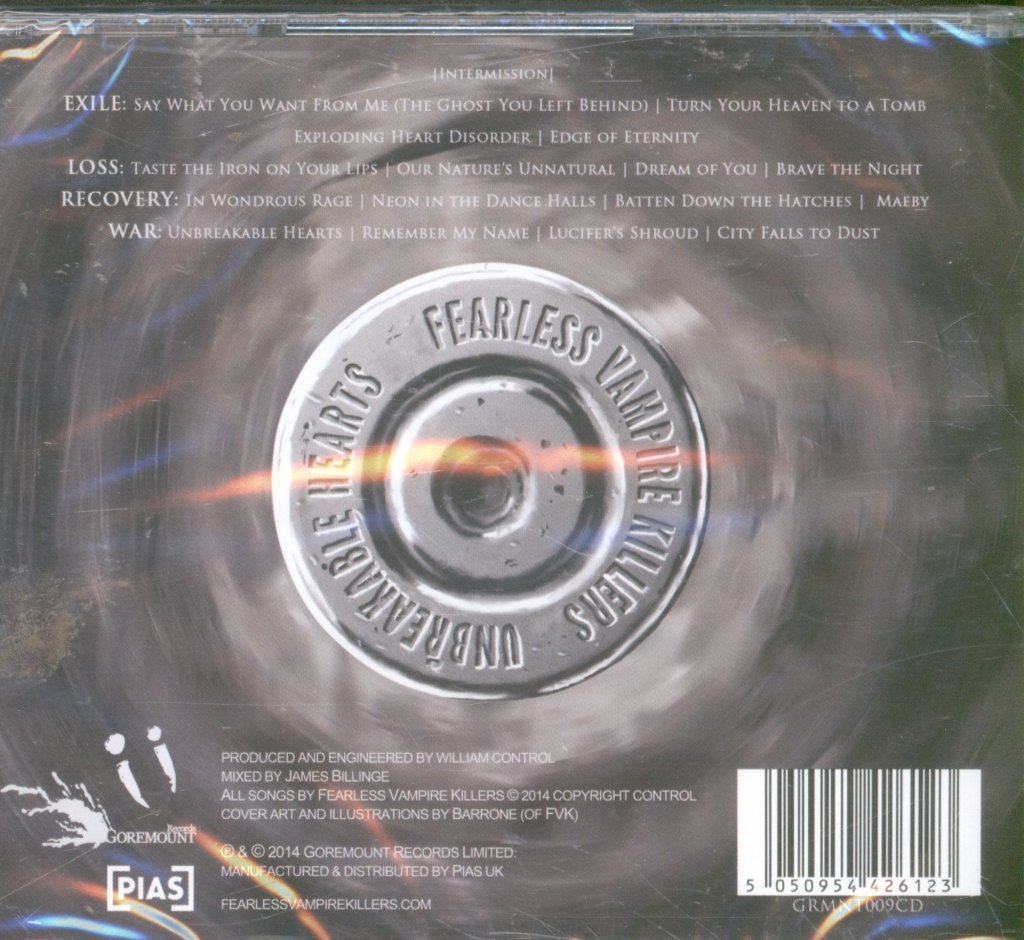Fearless Vampire Killers - Unbreakable Hearts - Cd