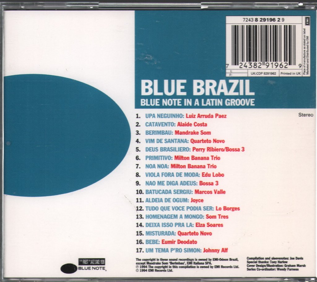 Various Artists - Blue Brazil (Blue Note In A Latin Groove) - Cd