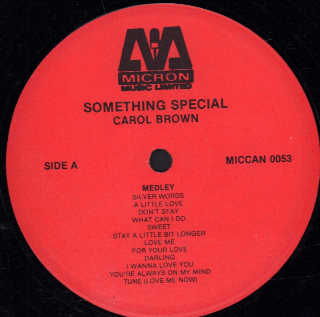 Carol Brown - Something Special - Lp