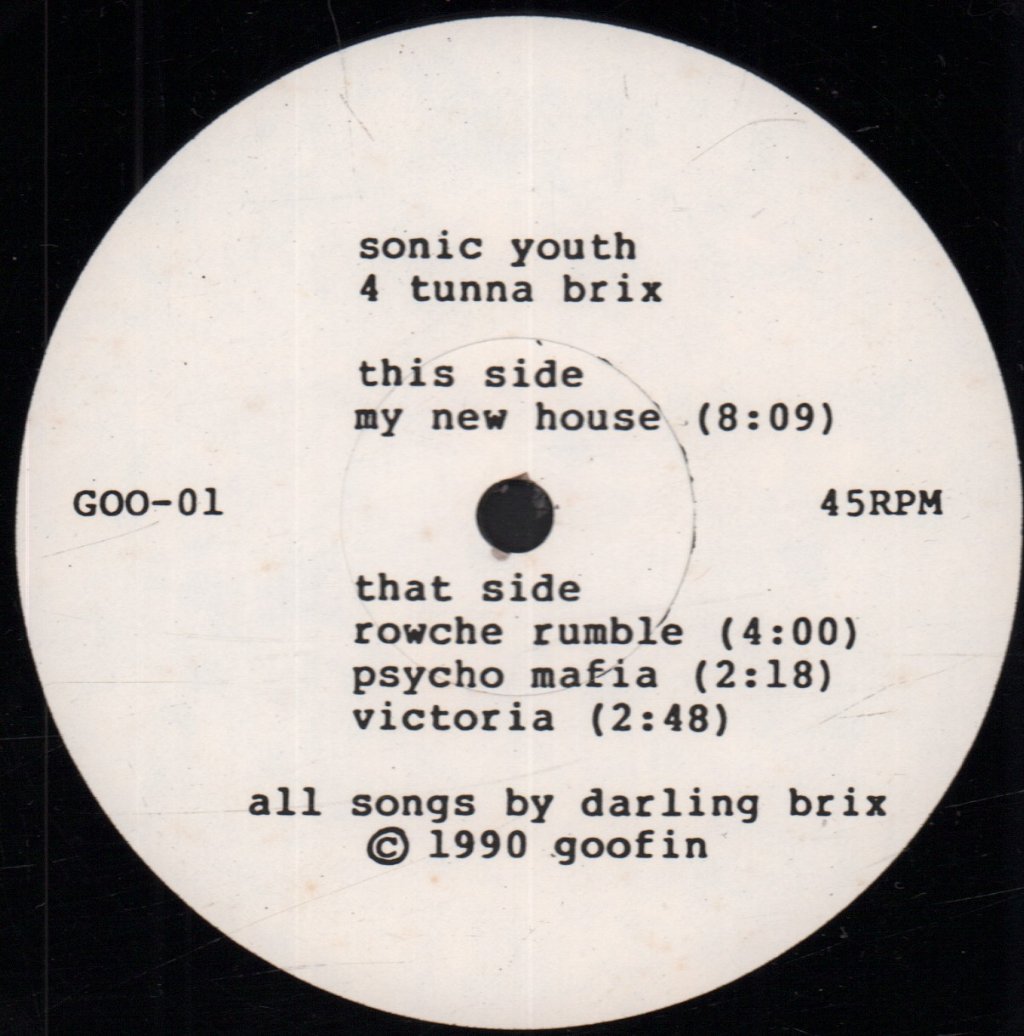 Sonic Youth - 4 Tunna Brix - 12 Inch
