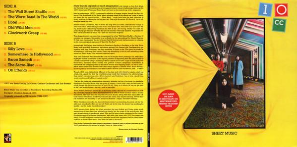 10cc - Sheet Music - Lp