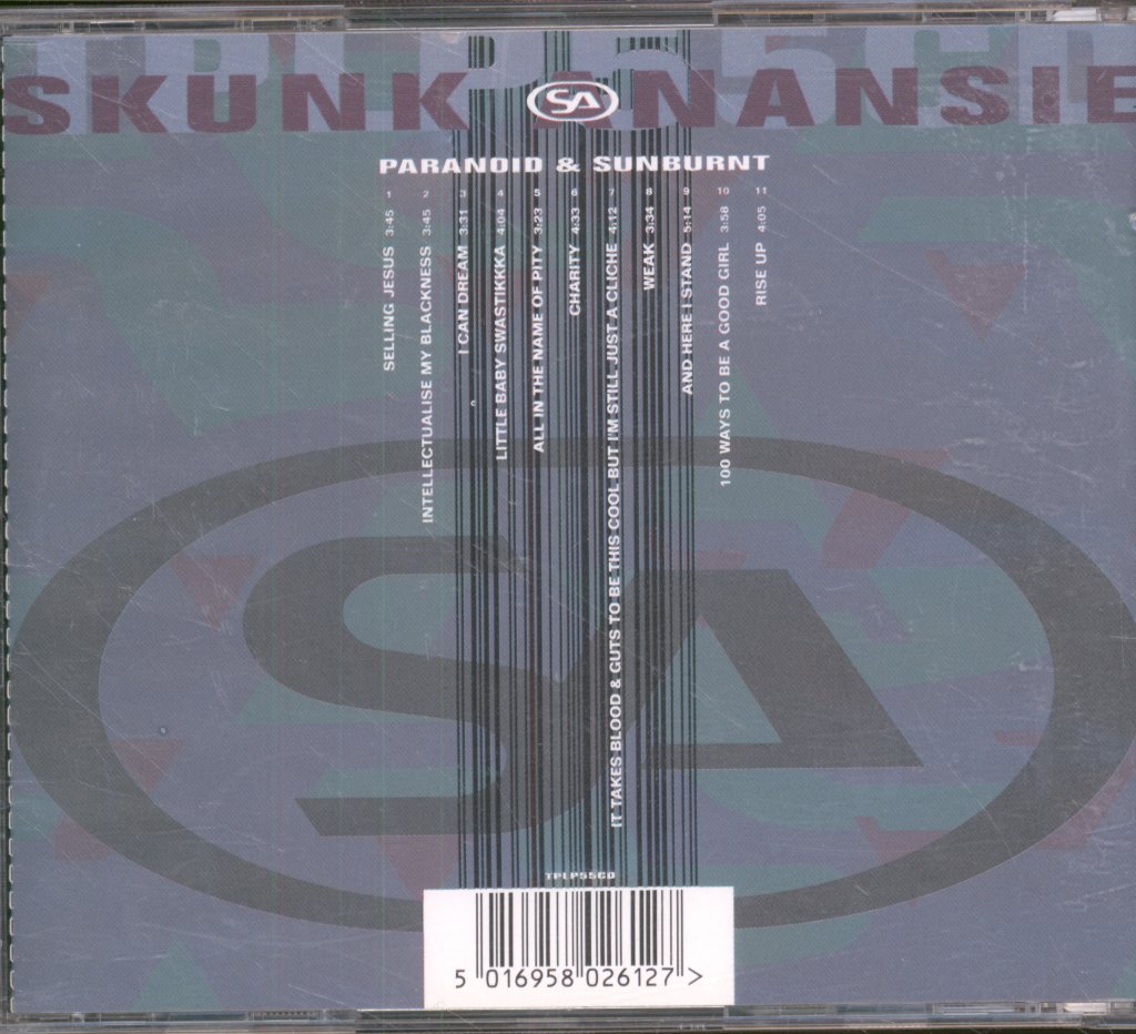 Skunk Anansie - Paranoid & Sunburnt - Cd