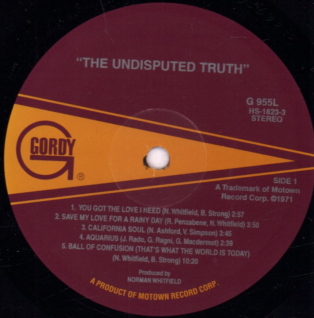 Undisputed Truth - Undisputed Truth - Lp