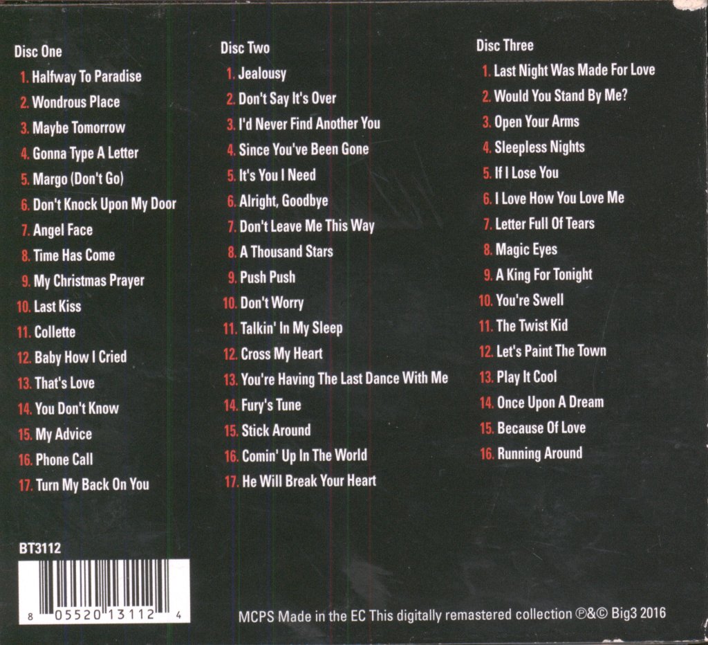 Billy Fury - Absolutely Essential - Cd Set