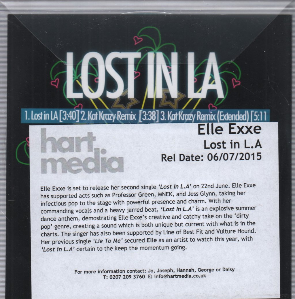 Elle Exxe - Lost In LA - Cdr