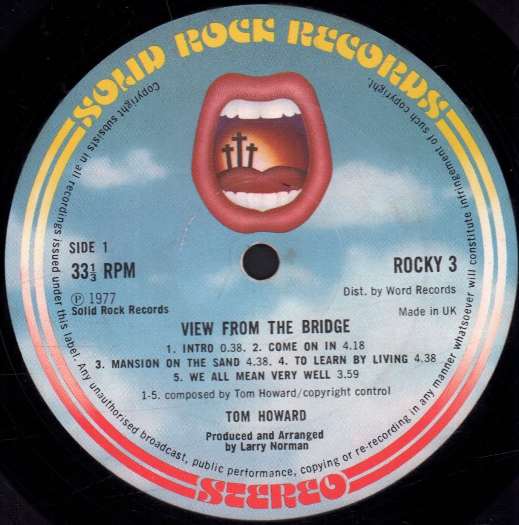Tom Howard - View From The Bridge - Lp