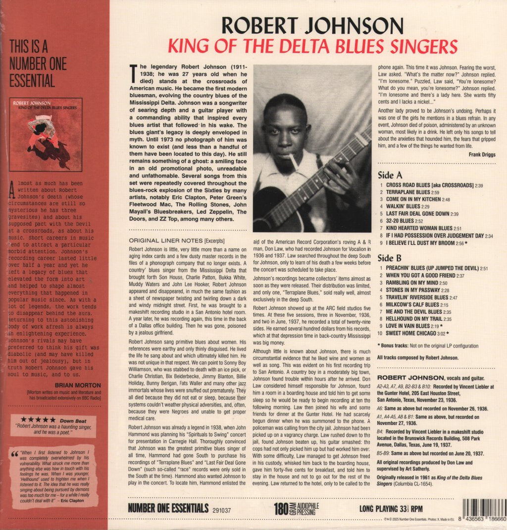 Robert Johnson - King of the Delta Blues Singers - Lp
