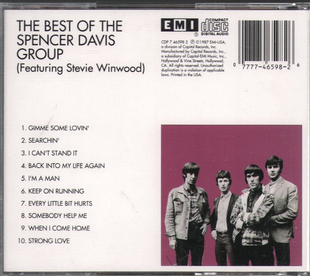 Spencer Davis Group - Best Of The Spencer Davis Group - Cd