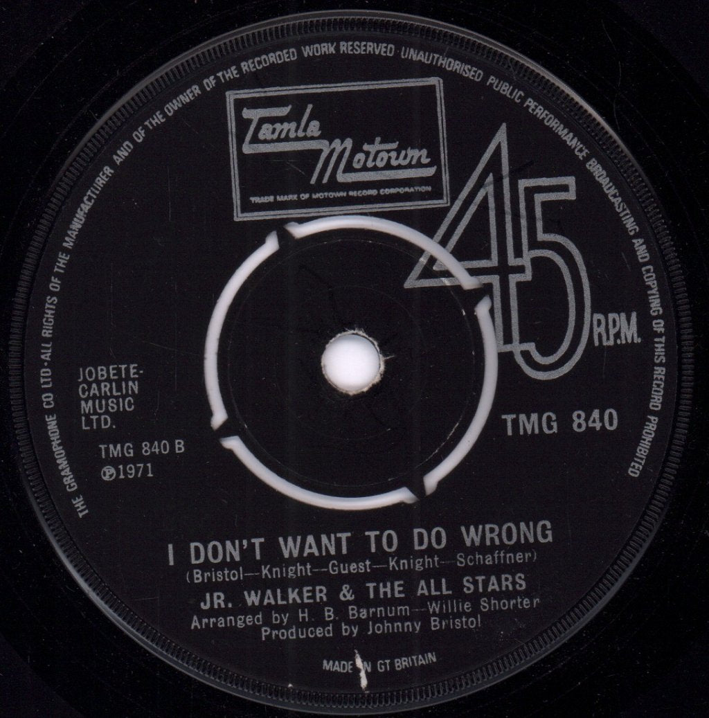 Junior Walker And The All Stars - Take Me Girl I'm Ready - 7 Inch