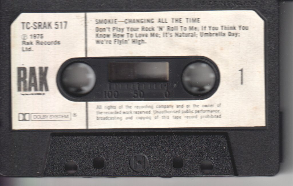 Smokie - Changing All The Time - Cassette