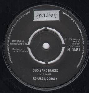 Ronald And Donald - Ducks And Drakes - 7 Inch