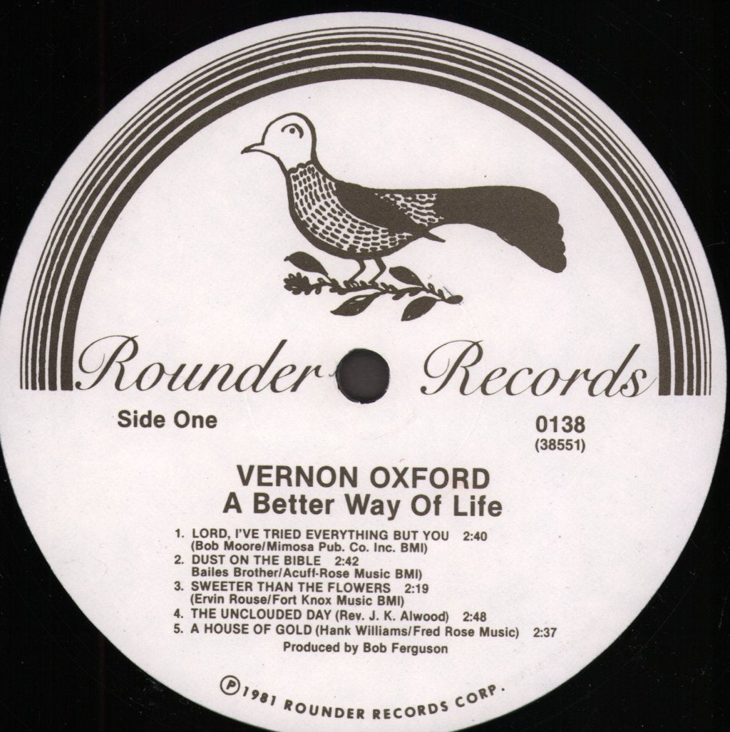 Vernon Oxford - A Better Way Of Life - Lp