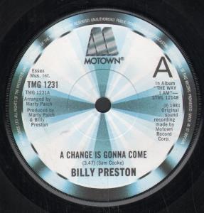 Billy Preston - A Change Is Gonna Come - 7 Inch