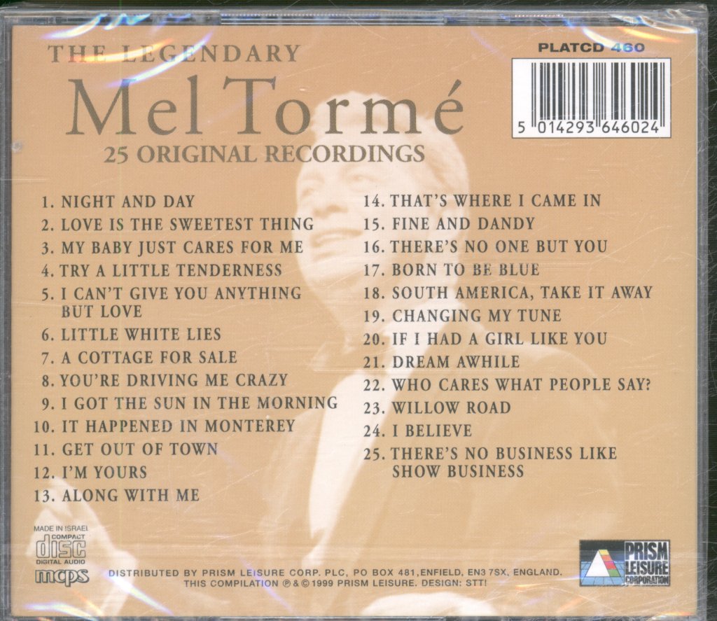 Mel Tormé - Legendary - Cd
