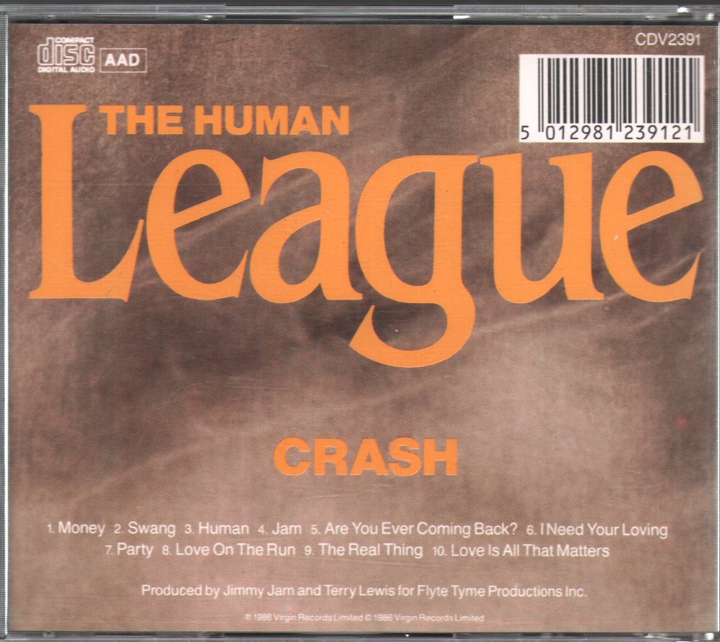 Human League - Crash - Cd