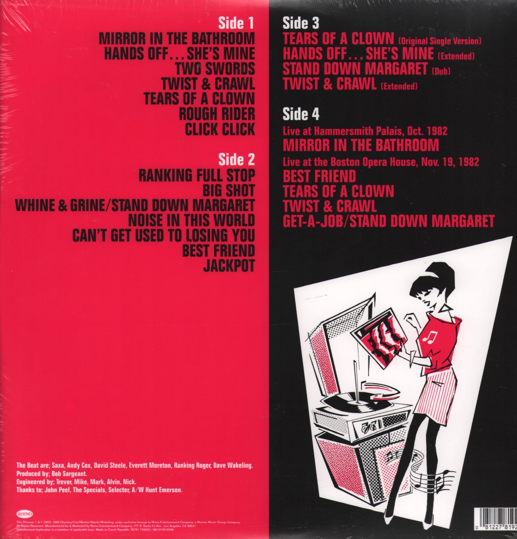 Beat - I Just Can't Stop It - Double Lp