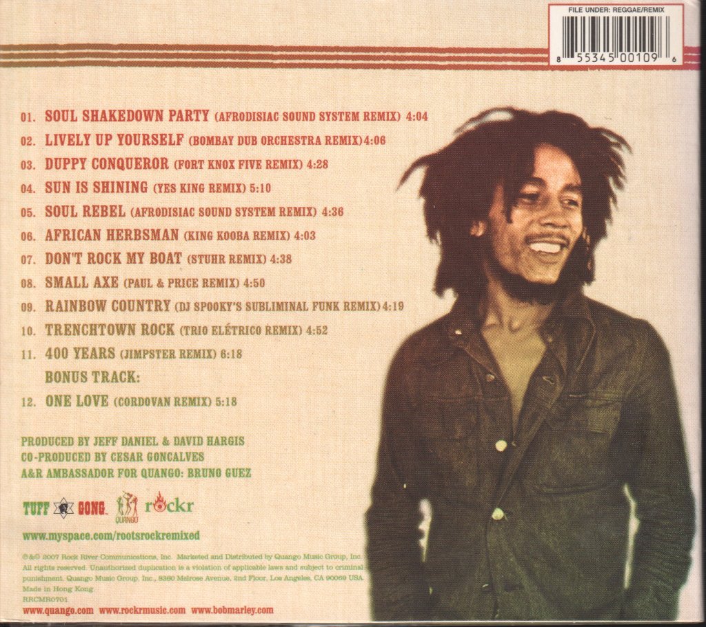 Bob Marley & The Wailers - Roots, Rock, Remixed - Cd