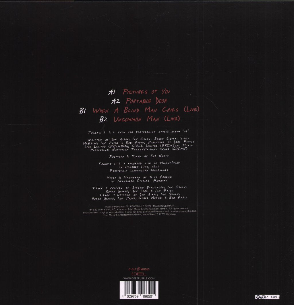 Deep Purple - Pictures of You - 12 Inch