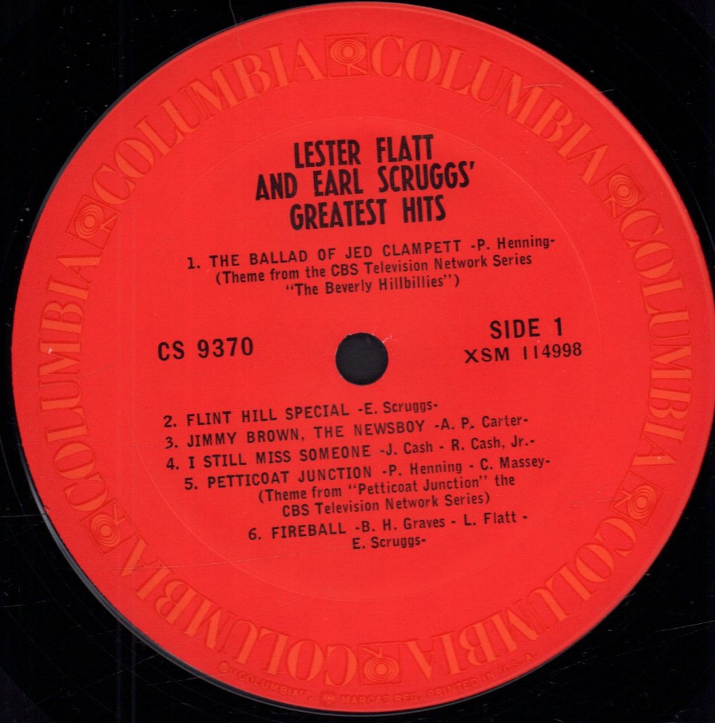 Lester Flatt And Earl Scruggs - Greatest Hits - Lp