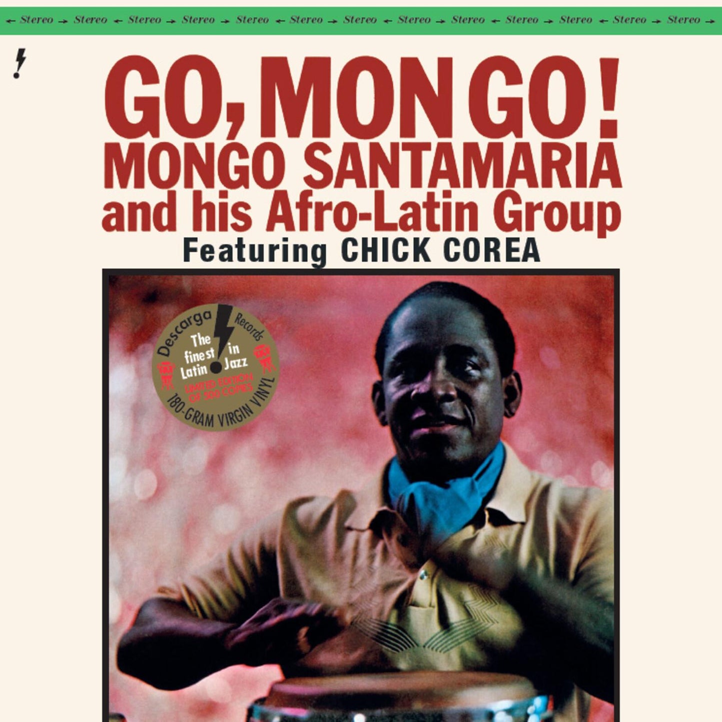Mongo Santamaria - Go Mongo! (Feat. Chick Corea) (Limited Edition) ( 1 Bonus Track) - Lp