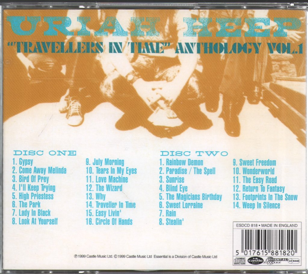 Uriah Heep - Travellers In Time: Anthology Vol. 1 - Double Cd