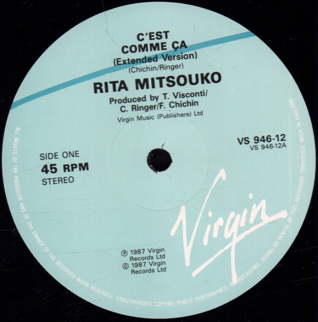 Les Rita Mitsouko - C'est Comme Sa - 12 Inch