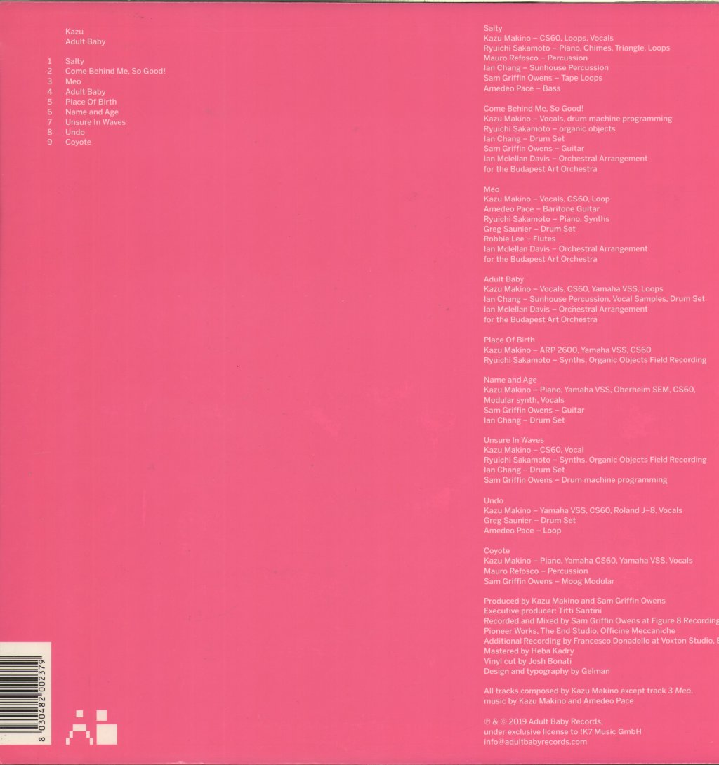 Kazu Makino - Adult Baby - Lp