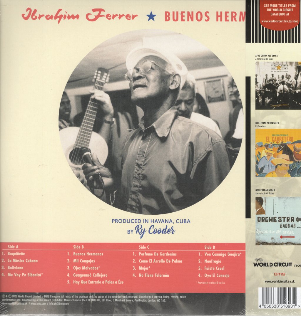 Ibrahim Ferrer - Buenos Hermanos Special Edition - Double Lp