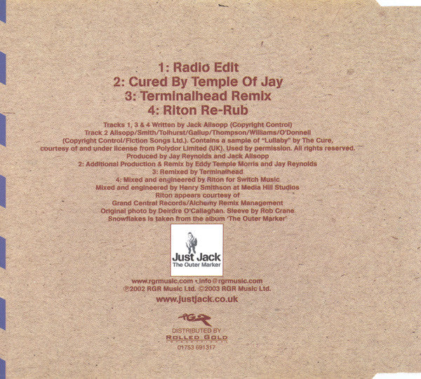 Just Jack - Snowflakes - Cd