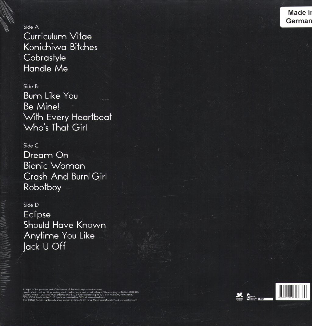 Robyn - Robyn (20th Anniversary Edition) - Double Lp
