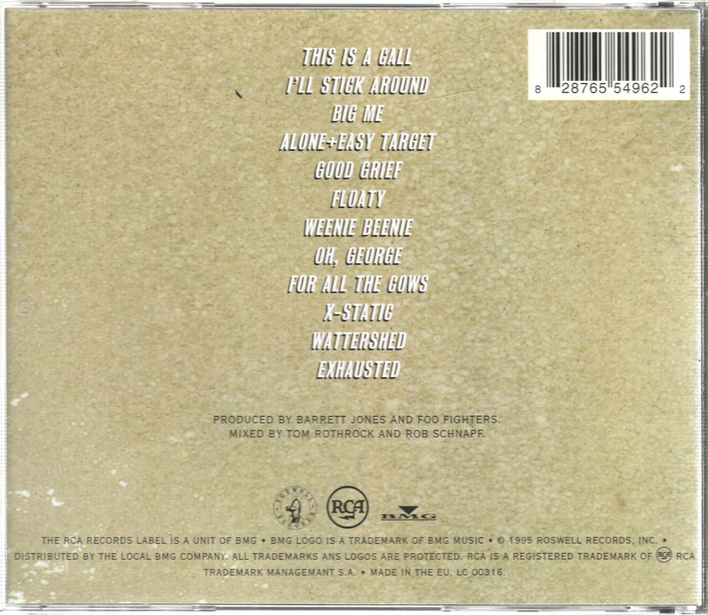 Foo Fighters - Foo Fighters - Cd