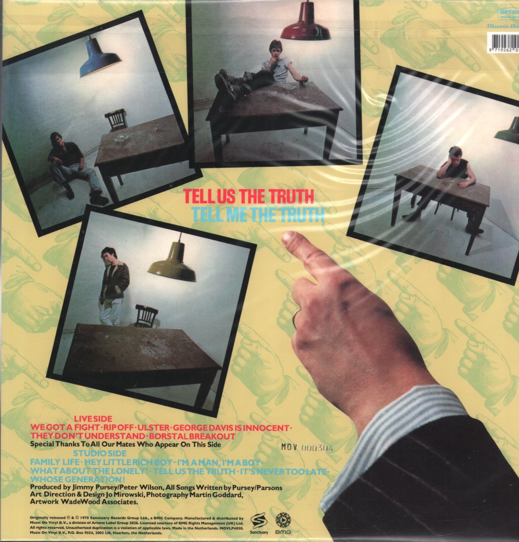 Sham 69 - Tell Us the Truth - Lp