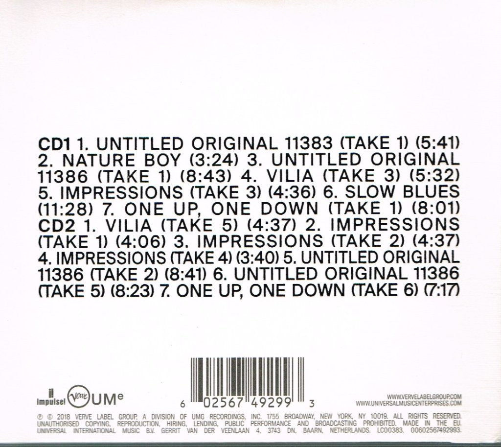 John Coltrane - Both Directions At Once: The Lost Album - Double Cd