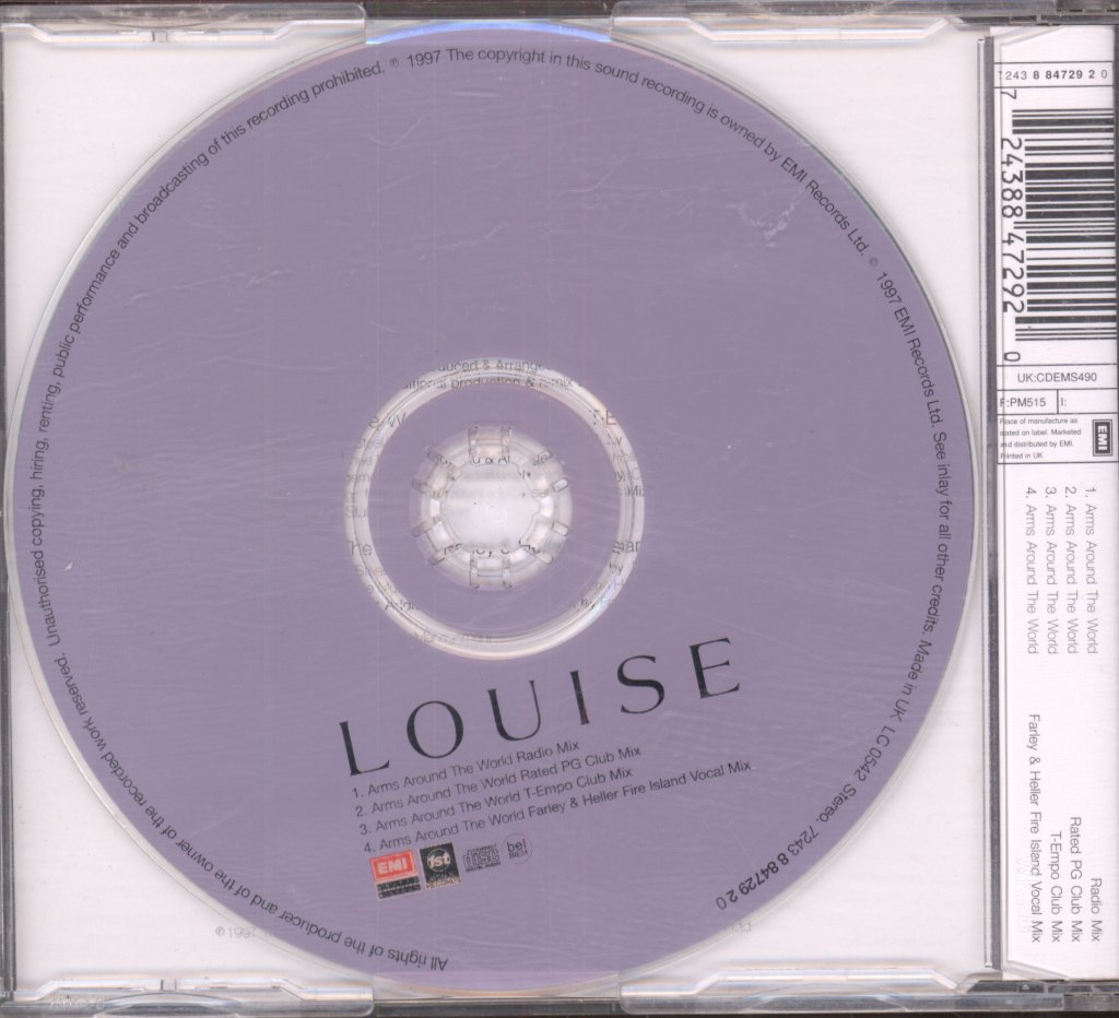Louise - Arms Around The World - Cd