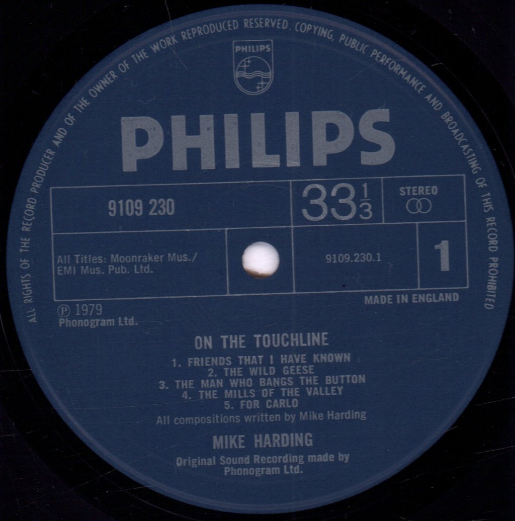 Mike Harding - On The Touchline - Lp