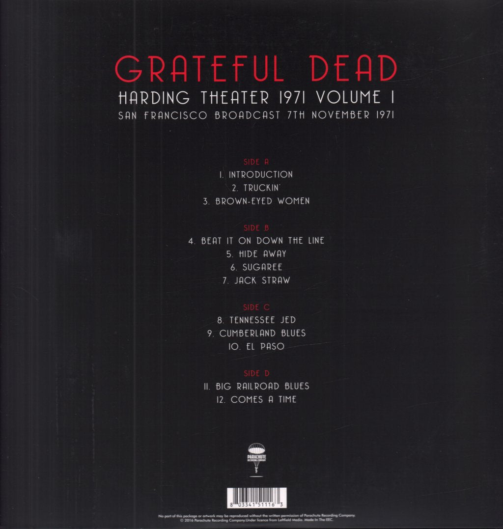 Grateful Dead - Harding Theater 1971 Volume 1 - Double Lp
