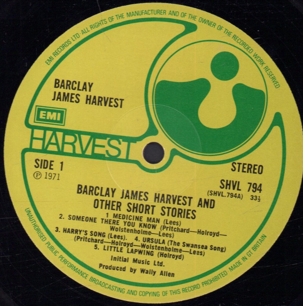 Barclay James Harvest - And Other Short Stories - Lp