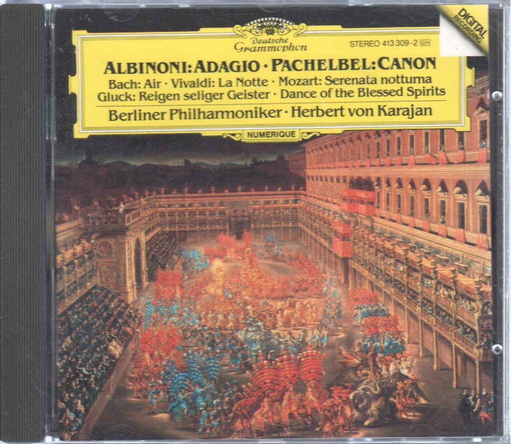 L'Adagio d'Albinoni レコード Albinoni - Albinoni: Adagio/Pachelbel: Canon - Cd – Vinyl Tap