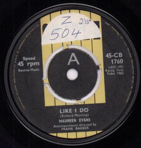 Maureen Evans - Like I Do - 7 Inch