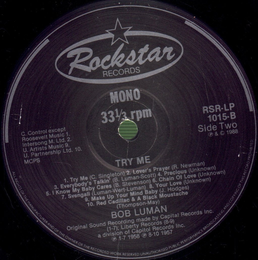 Bob Luman - Try Me - Lp