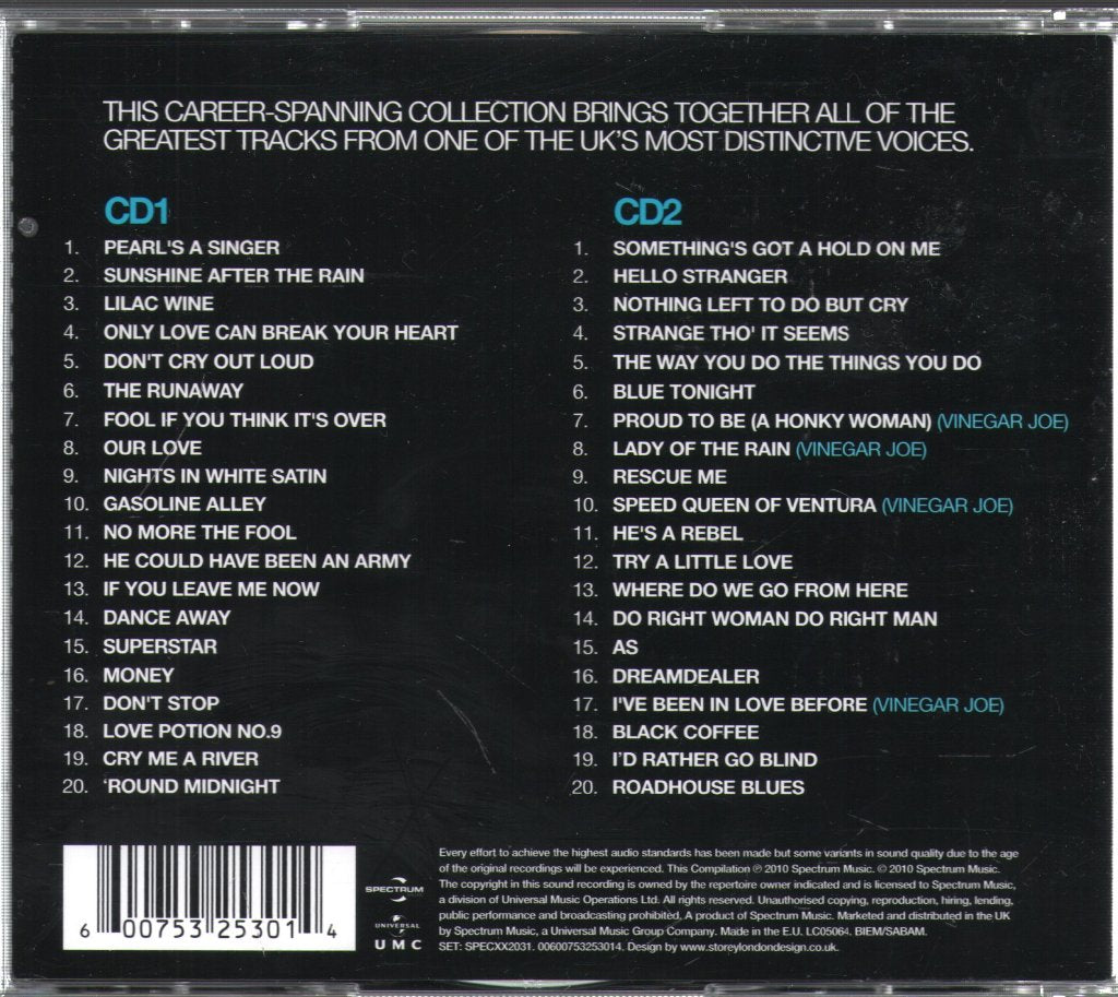 Elkie Brooks - Sunshine After The Rain - The Collection - Double Cd