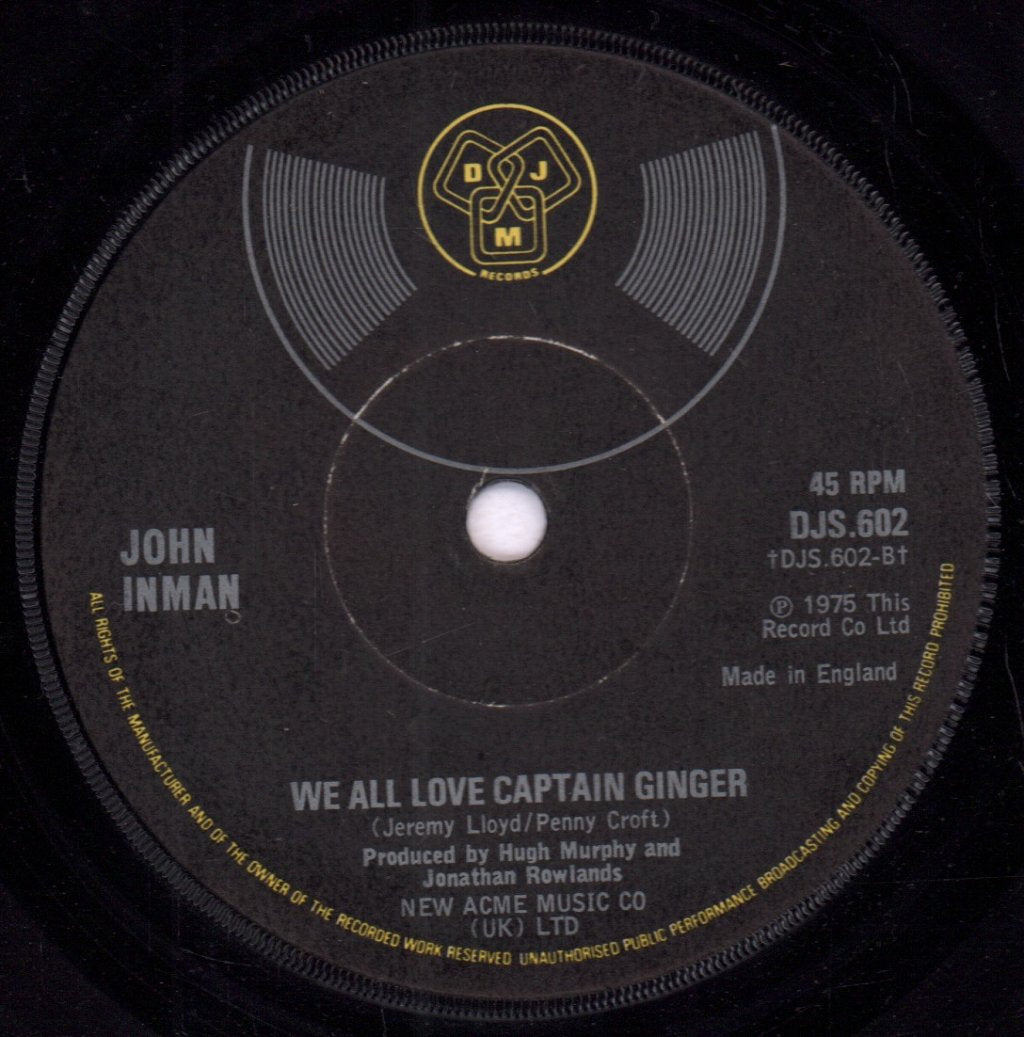 John Inman - Are You Being Served Sir? - 7 Inch