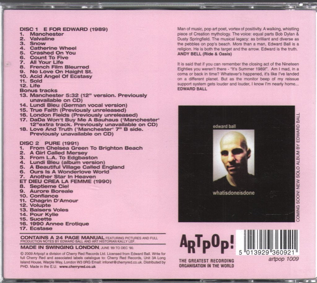 Times - E For Edward / Pure / Et Dieu Crea La Femme - Double Cd