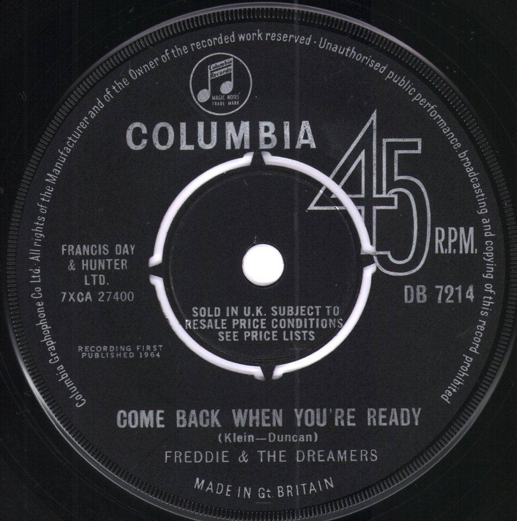 Freddie And The Dreamers - Over You - 7 Inch