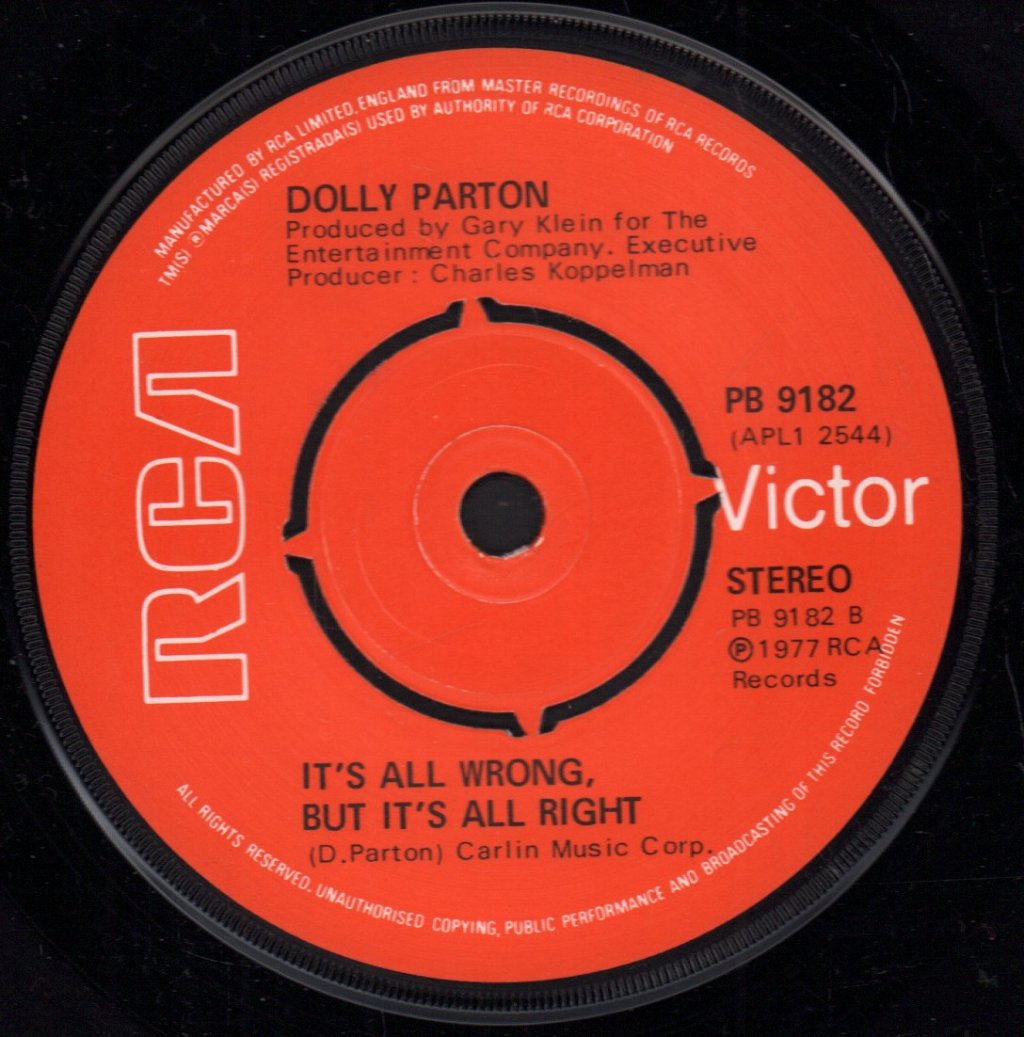 Dolly Parton - Here You Come Again - 7 Inch