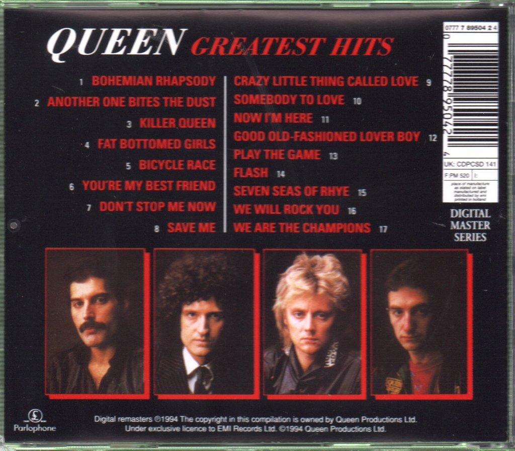 Queen - Greatest Hits - Cd